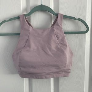 Lulu lemon lilac color sports bra